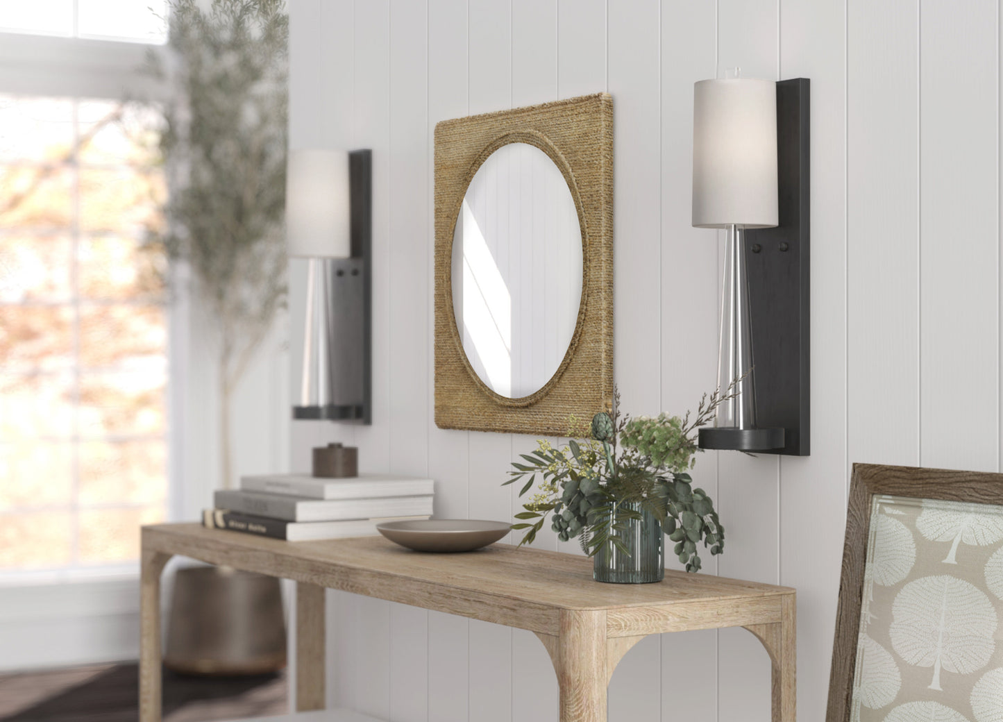 Junia Bronze Wall SconceBy Currey & Company