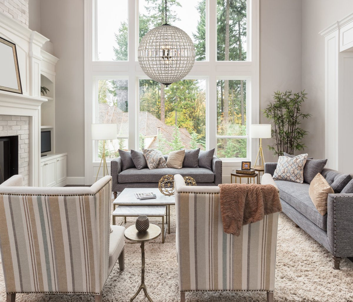 Elegant 1205G36DB/RC Olivia 8-Light Dark Bronze Chandelier ClearBy Elegant Furniture & Lighting