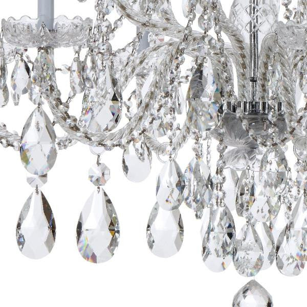 Crystal 6-Light Chandelier in Classic Style, 37.5"Wx48"HBy Crystorama Lighting