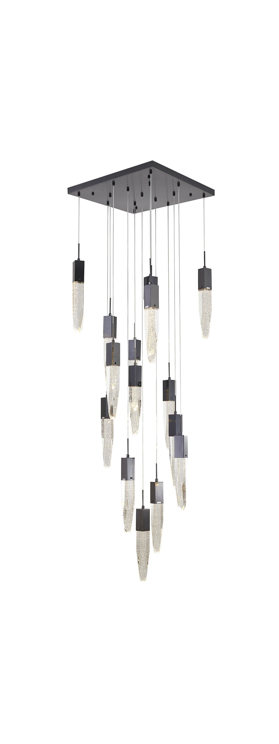 Bethel International ADS22C24BG 15 Light Chandelier, BlackBy Bethel Intl.