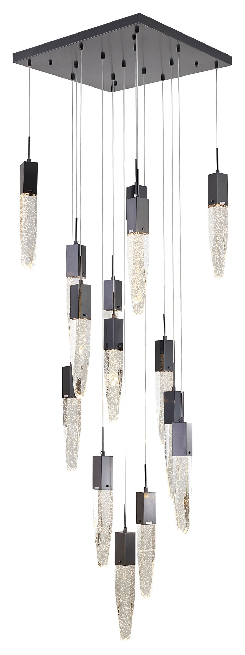 Bethel International ADS22C24BG 15 Light Chandelier, BlackBy Bethel Intl.