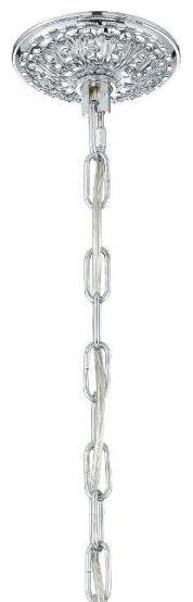 Crystal Crystal 5 Light Chandelier in Classic Style, 22"Wx21"HBy Crystorama Lighting