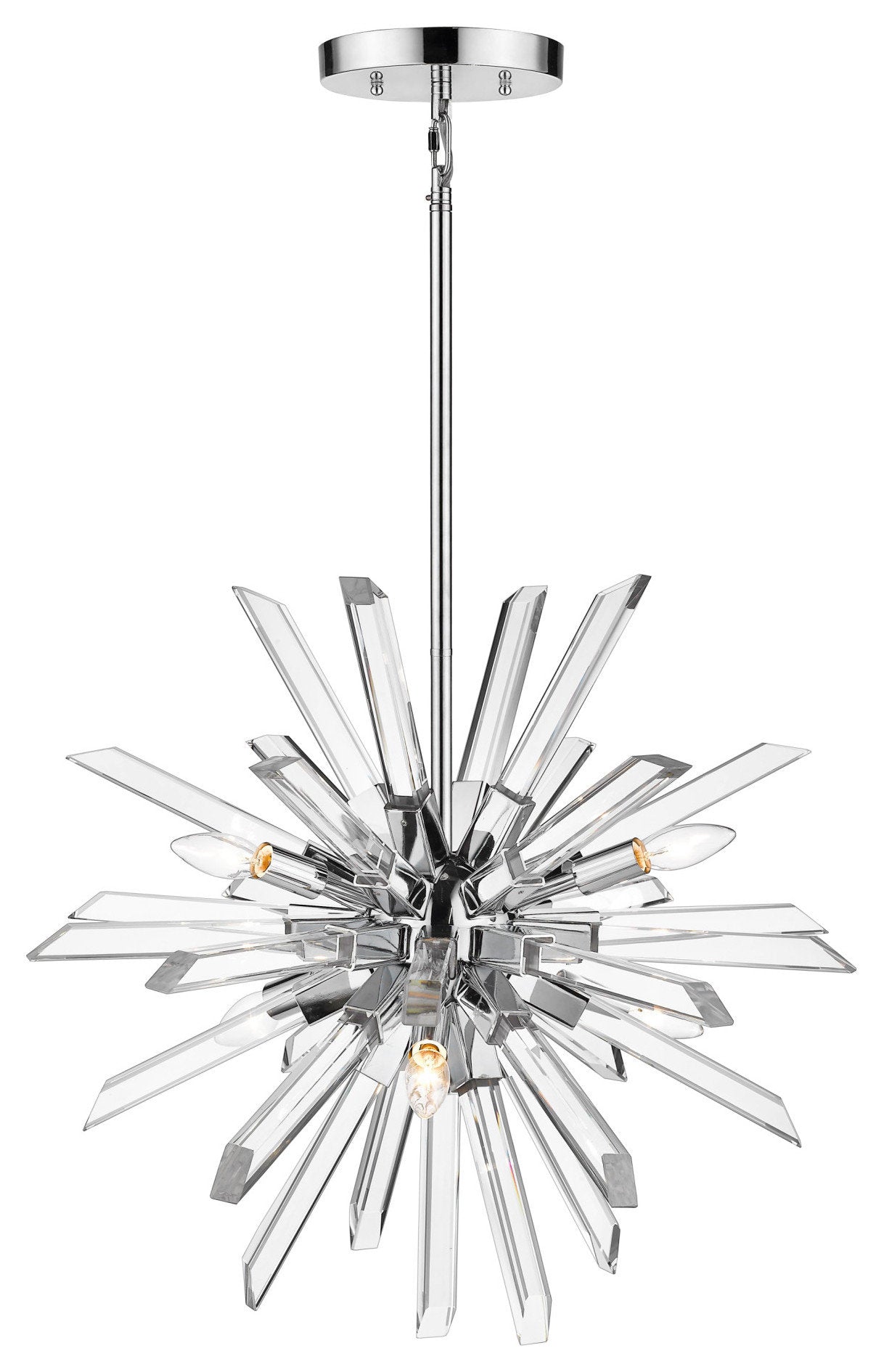 Z-Lite 4003-6 Burst 6 Light 25"W Crystal Sputnik Chandelier - ChromeBy Z-LIte