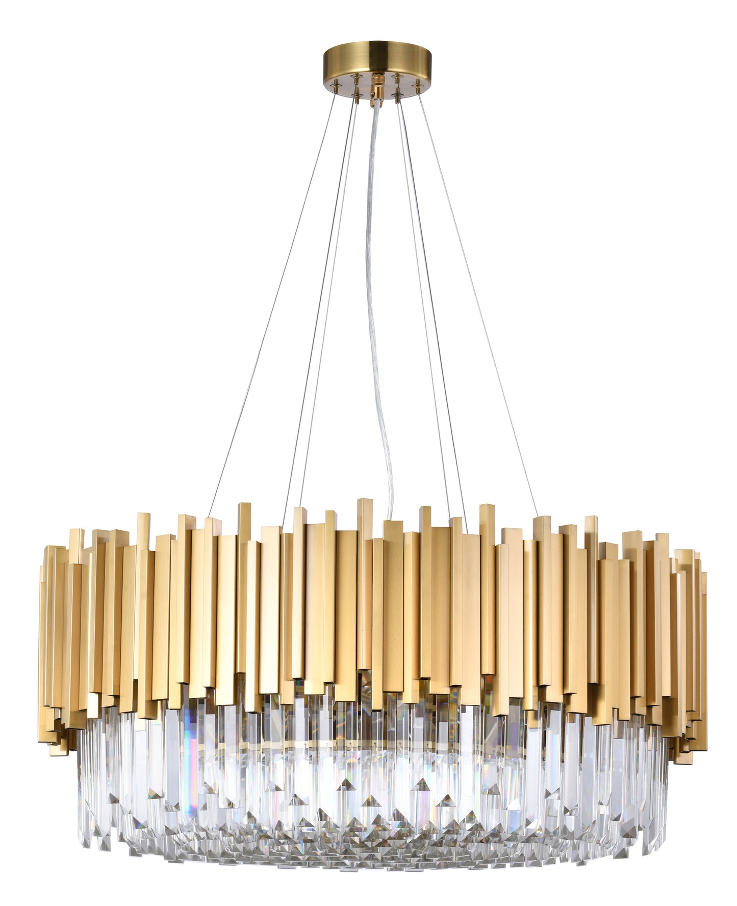 Bethel International MU10C28G 12 Light Chandelier, GoldBy Bethel Intl.