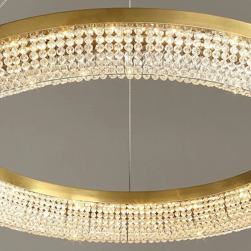 Bergamo 3-Tier Crystal Ring ChandelierBy MORSALE