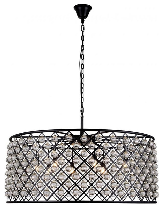 Elegant 1213 Madison Collection Chandelier, Mocha BrownBy Elegant Furniture & Lighting