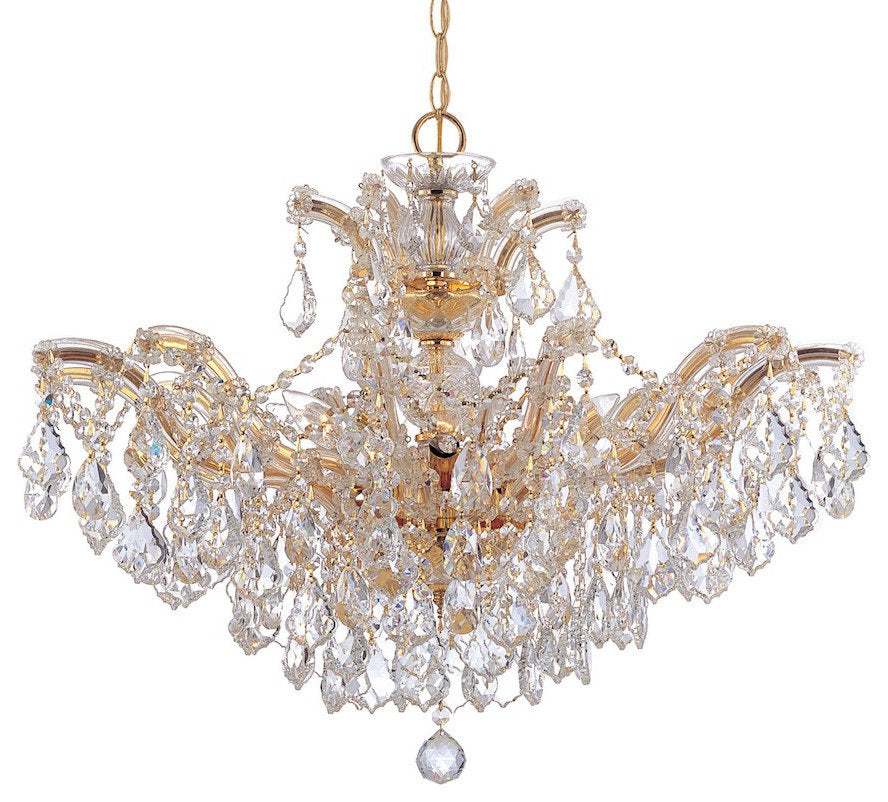 Crystorama Maria Theresa Chandelier Clear Crystal Spectra 4439-GD-CL-SAQBy Crystorama Lighting