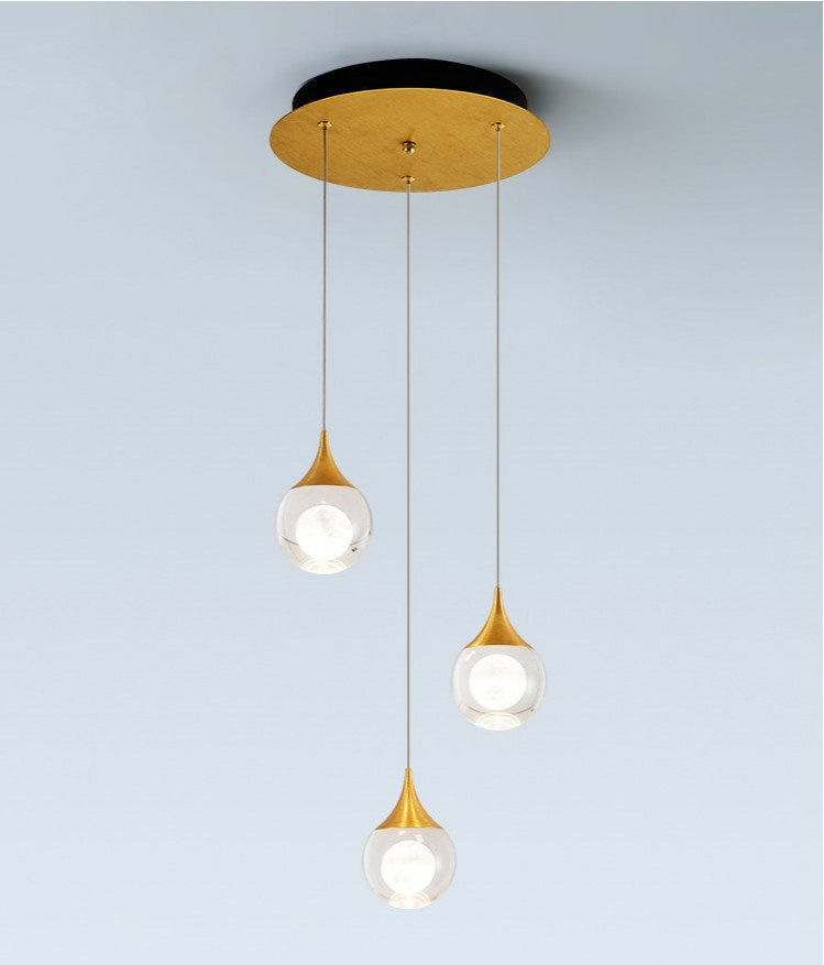 MIRODEMI? Pigna | Modern Crystal LED Chandelier with Hanging Balls, 13 LightsBy Miron Demid LLC