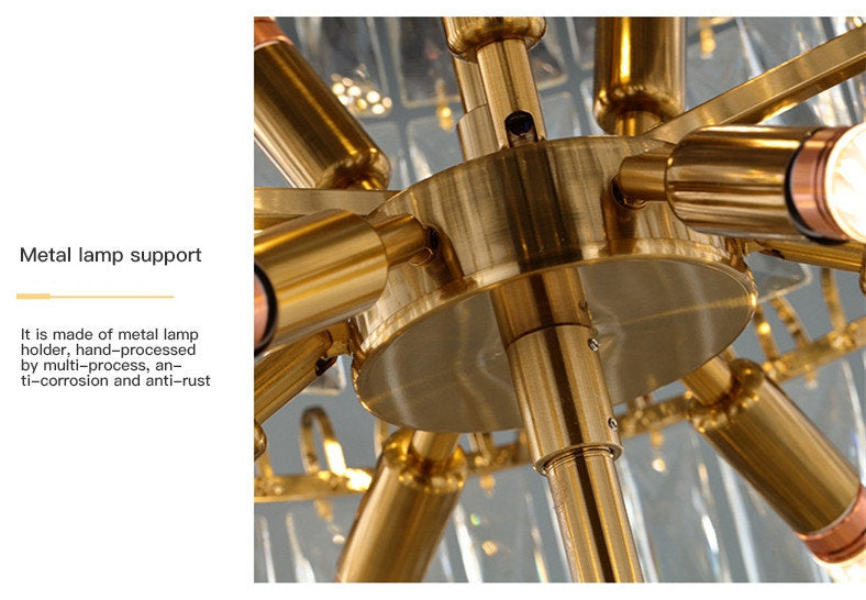 Pegli | New Luxury Long Crystal Chandelier for StairwayBy Miron Demid LLC