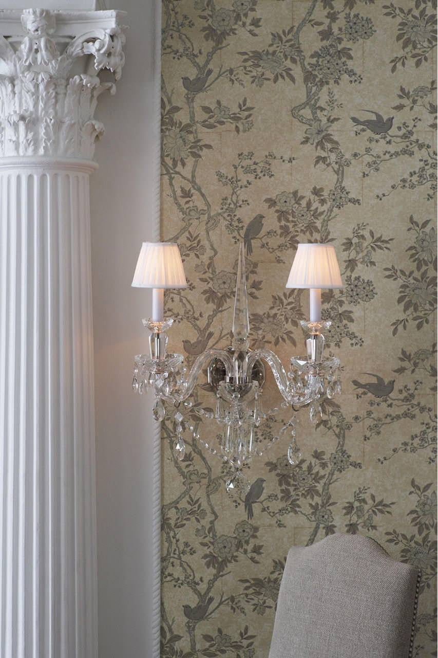 Daniela Crystal Medium Double SconceBy Ralph Lauren Home