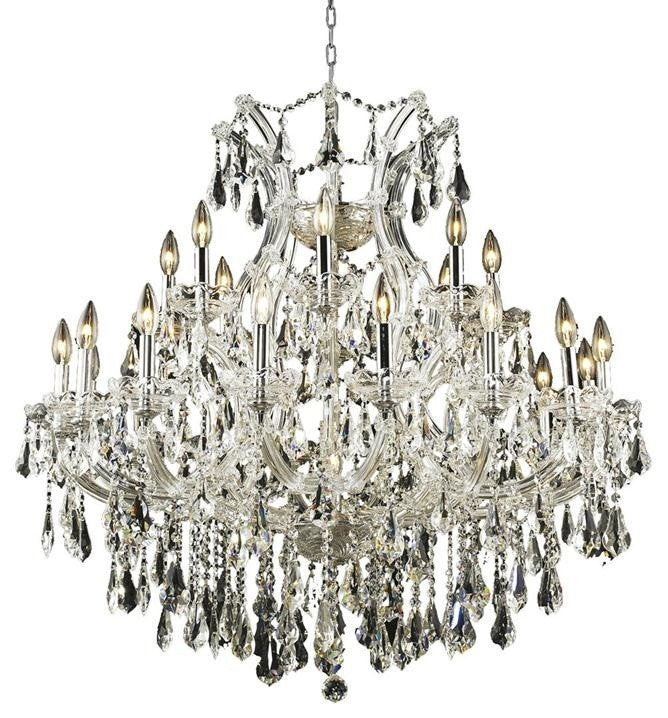 Elegant Maria Theresa 24-Light Chrome ChandelierBy Elegant Furniture & Lighting