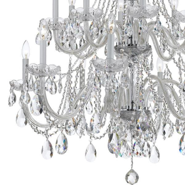 Crystal 8-Light Chandelier in Classic Style, 37"Wx34"HBy Crystorama Lighting
