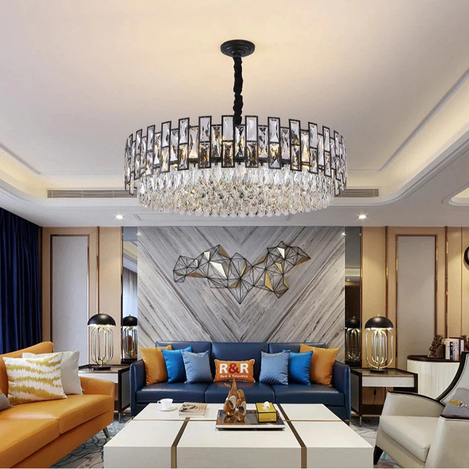 32" Molini Clear Crystal ChandelierBy MORSALE