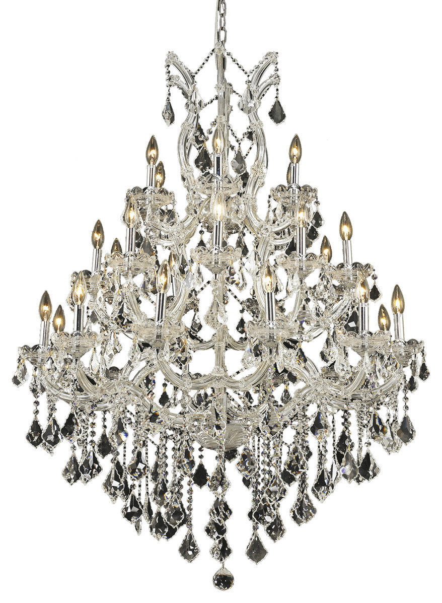 Elegant Maria Theresa 28-Light Chrome ChandelierBy Elegant Furniture & Lighting