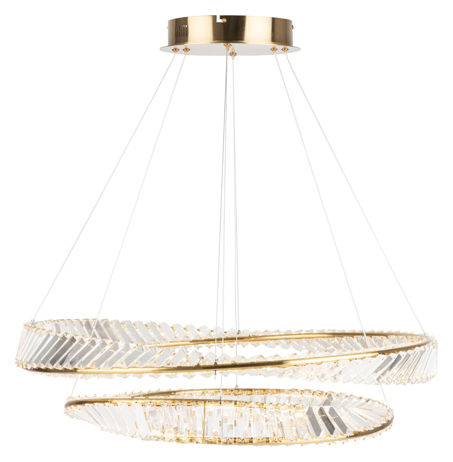 Stella LED Chandelier - 65W - Brushed BrassBy ARTCRAFT Lighting