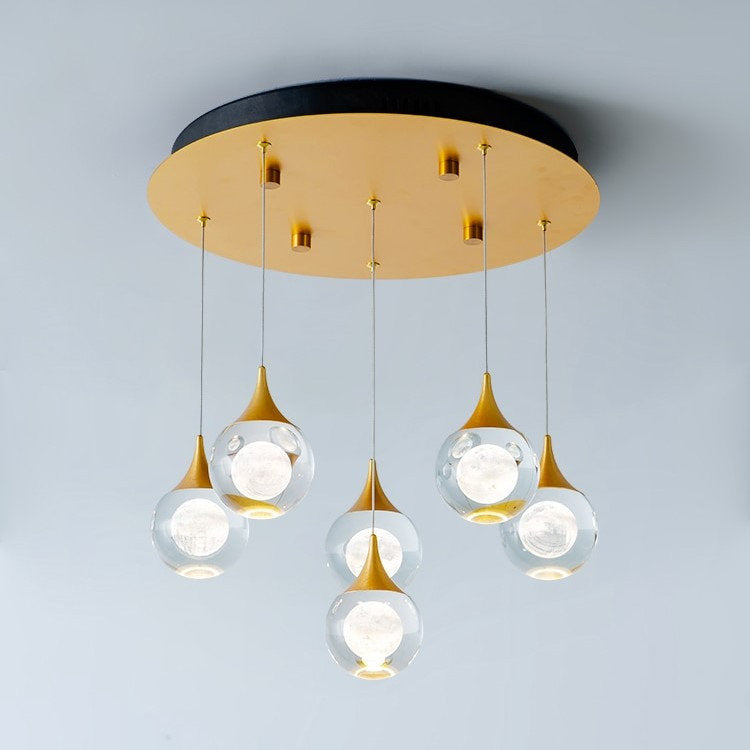 MIRODEMI? Pigna | Modern Crystal LED Chandelier with Hanging Balls, 13 LightsBy Miron Demid LLC