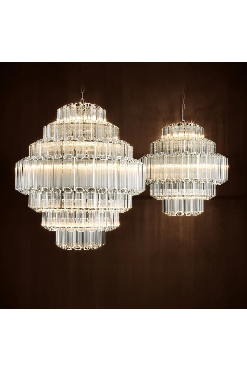 Tubular Glass Modern Chandelier S | Eichholtz VittoriaBy OROA - Furniture