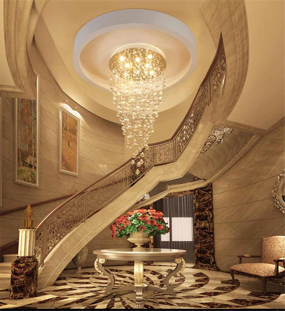 Le Tignet | Creative Large Raindrops Crystal Chandelier, 16 Bulbs, Warm LightBy Miron Demid LLC