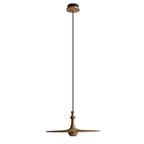 Wooden Spin Pendant Light