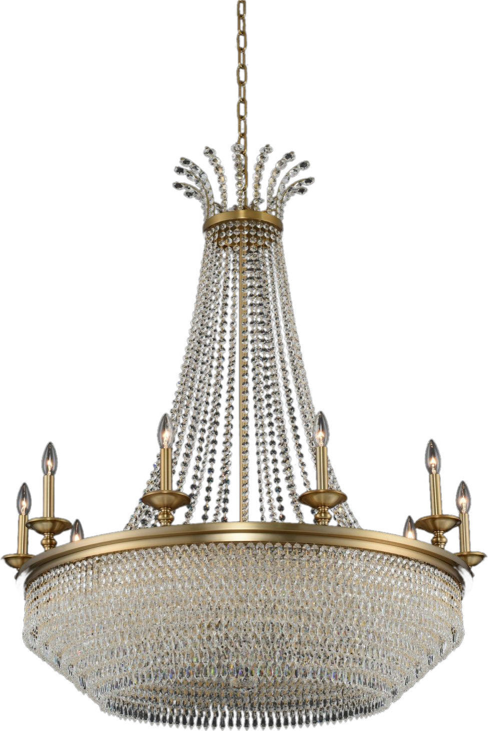 Tavo Chandelier, Winter Brass, 26"By KALCO LIGHTING