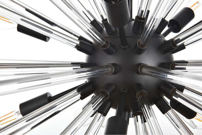 Elegant Lighting 46" Three Tiers Crystal Starburst ChandelierBy Elegant Furniture & Lighting