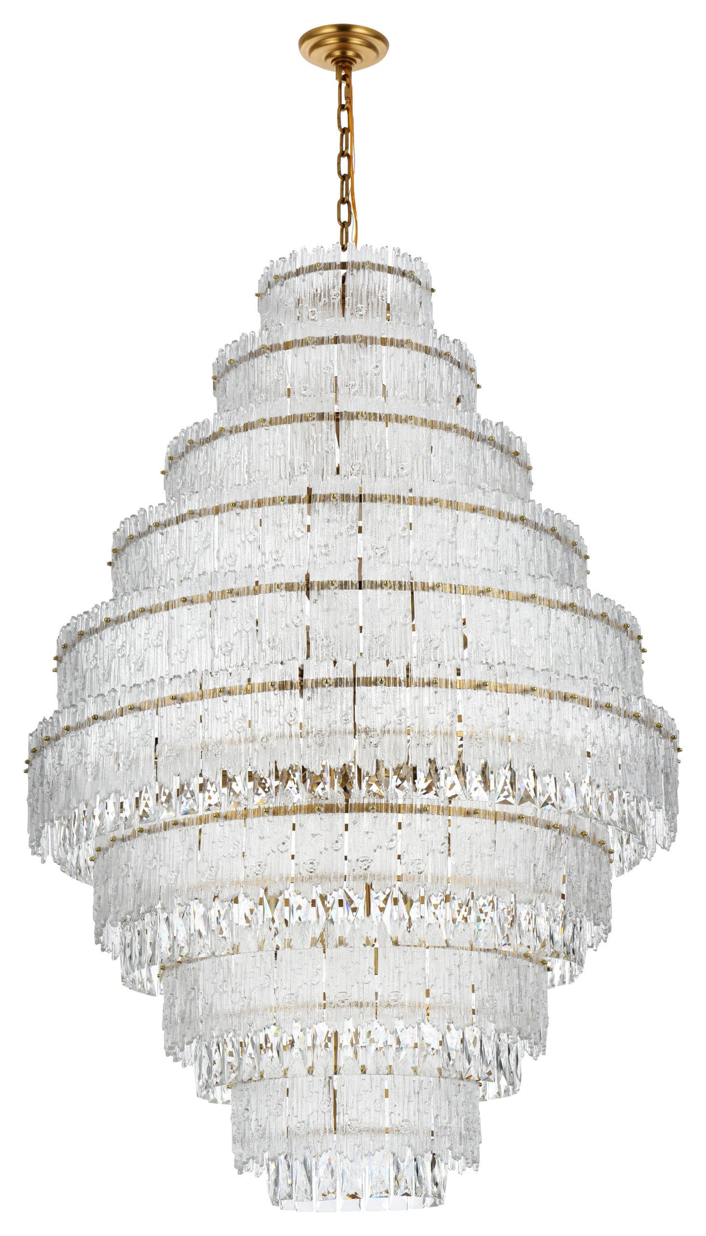 Home Living 36" Chandelier, Satin GoldBy Home Living
