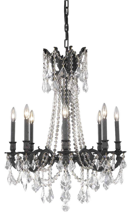 9208 Rosalia Collection Hanging Fixture, Golden Teak, Royal CutBy Elegant Furniture & Lighting