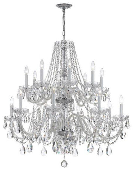 Crystal 8-Light Chandelier in Classic Style, 37"Wx34"HBy Crystorama Lighting