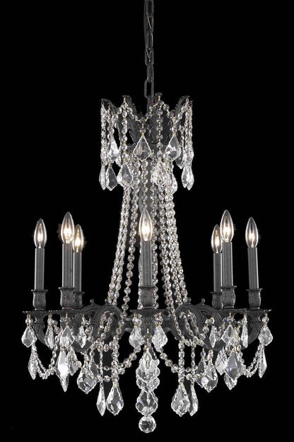 9208 Rosalia Collection Hanging Fixture, Golden Teak, Royal CutBy Elegant Furniture & Lighting