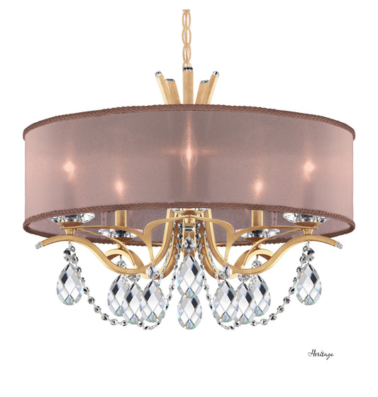 Schonbek Va8305N-26H3 5 Light Crystal Chandelier, French GoldBy Schonbek