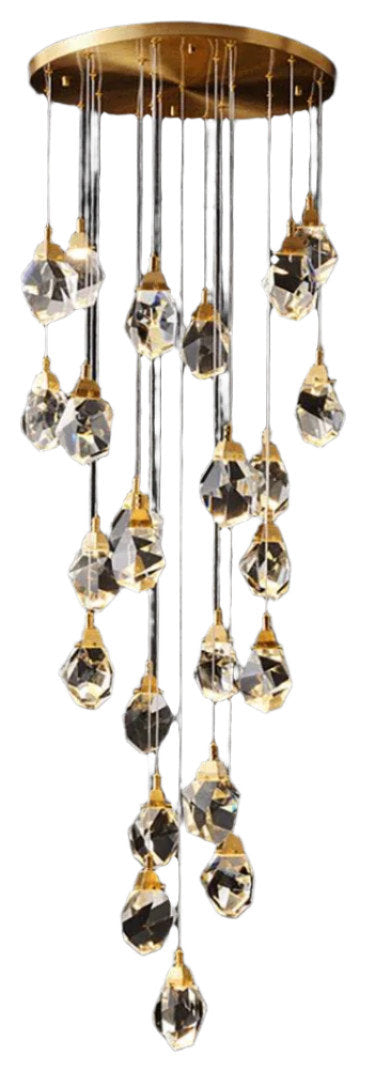 Diamante Crystal Pendant Chandelier, 14 LightsBy Morsale.com
