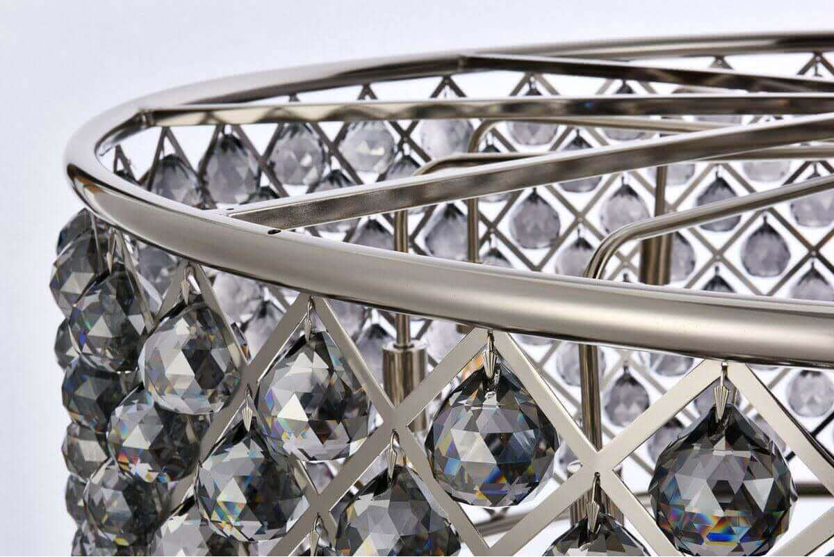 Elegant 1214 Madison Collection Chandelier, Polished NickelBy Elegant Furniture & Lighting