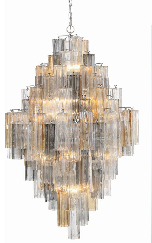 Crystorama Lighting Group ADD-319-AU Addis 20 Light 31"W Crystal - PolishedBy Crystorama Lighting