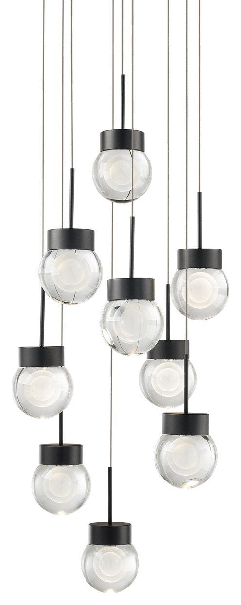 Double Bubble LED Pendant in BlackBy Modern Forms