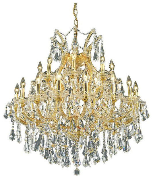 2801 Maria Theresa Collection Hanging Fixture, Clear, Royal CutBy Elegant Furniture & Lighting