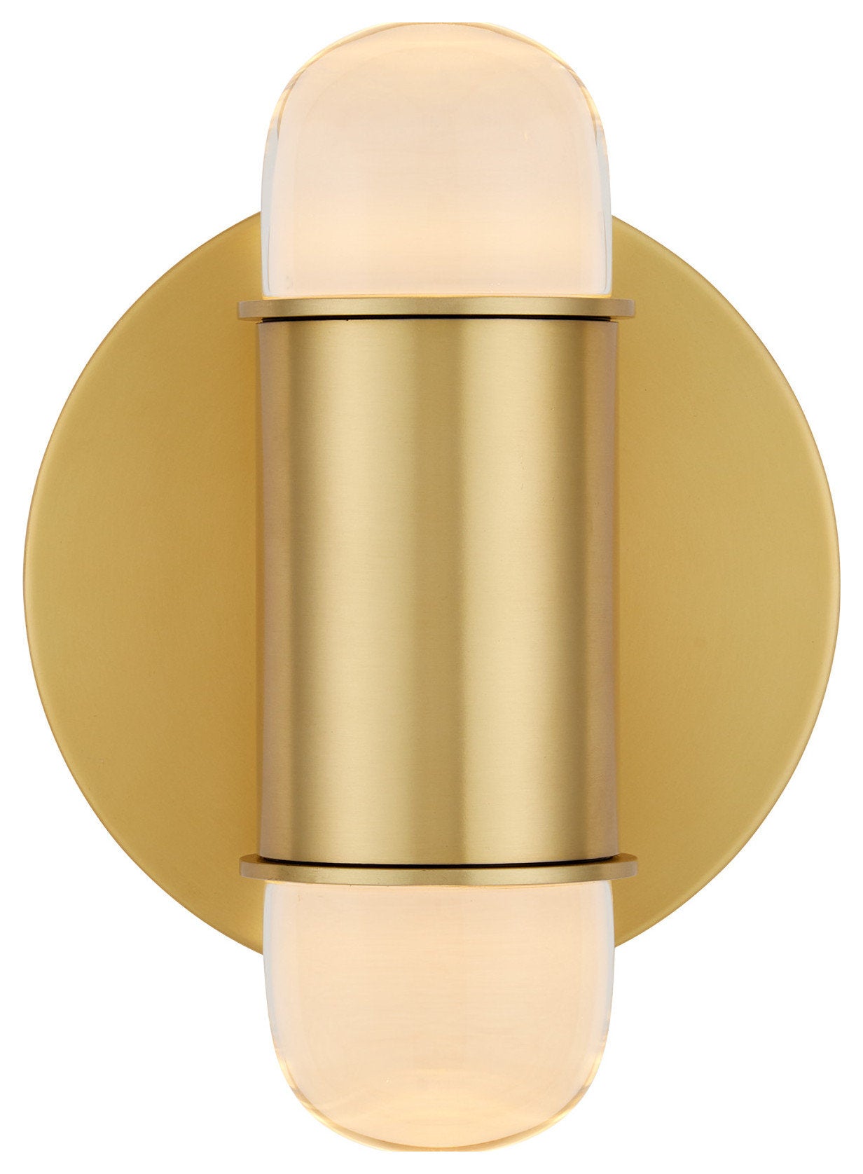 Capsule Brass Wall SconceBy Currey & Company