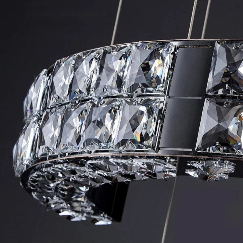 Bacci 40" Crystal ChandelierBy Morsale.com