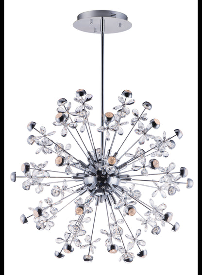 ET2 Supernova LED Multi-Light Pendant E24795-20PC, Polished ChromeBy ET2 Contemporary Lighting