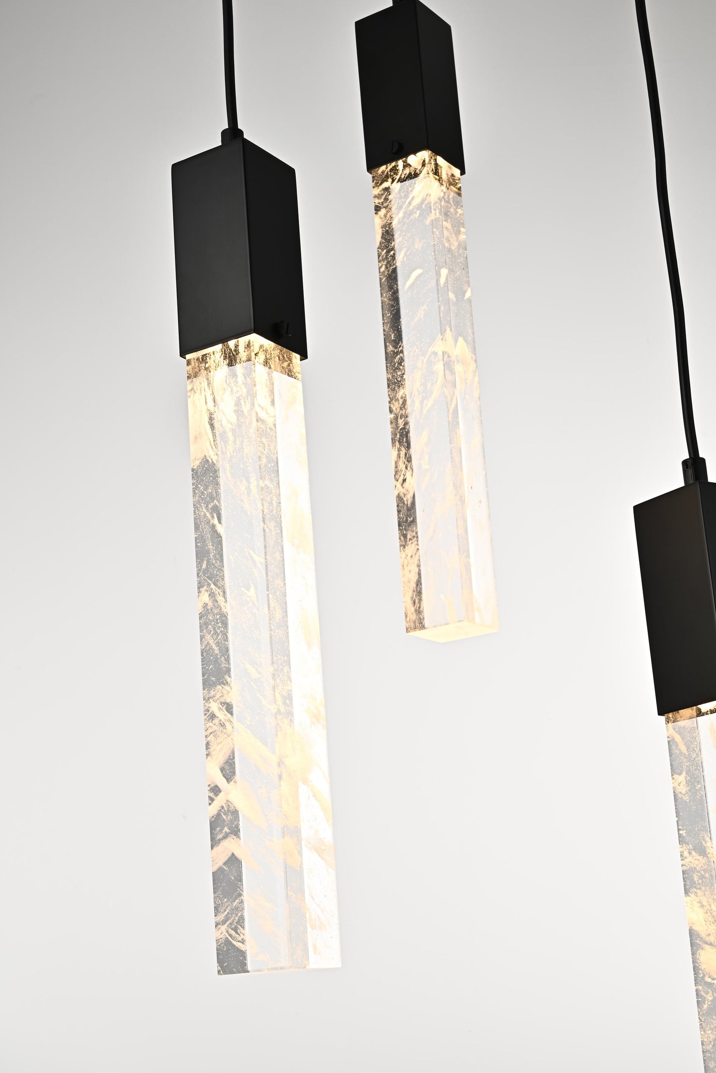 Home Living 42" Chandelier, BlackBy Home Living