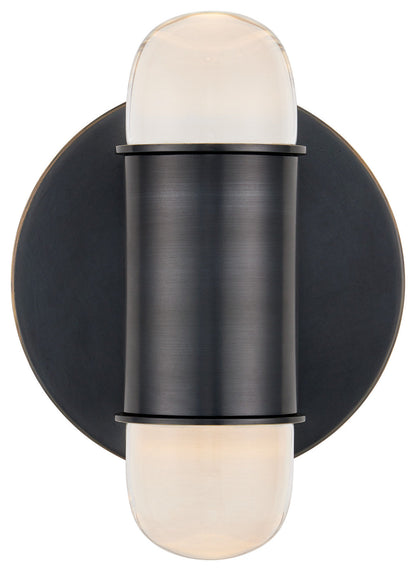 Capsule Bronze Wall SconceBy Currey & Company