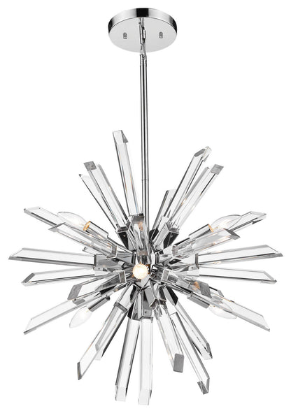 Z-Lite 4003-6 Burst 6 Light 25"W Crystal Sputnik Chandelier - ChromeBy Z-LIte