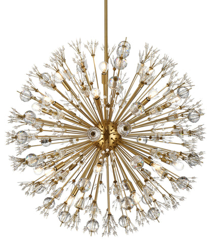 Elegant Lighting 2500D38 Vera 24 Light 38"W Crystal Sputnik - GoldBy Elegant Furniture & Lighting