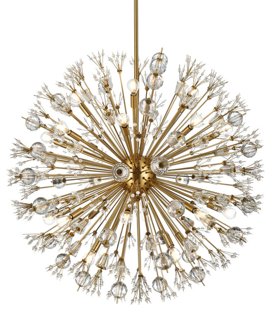 Elegant Lighting 2500D38 Vera 24 Light 38"W Crystal Sputnik - GoldBy Elegant Furniture & Lighting