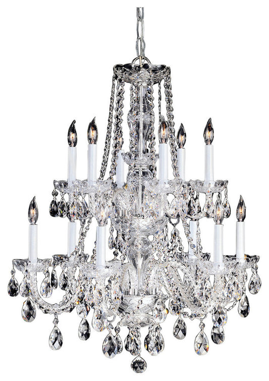Crystorama 12-Light Clear Swarovski Spectra Crystal Chrome ChandelierBy Crystorama Lighting