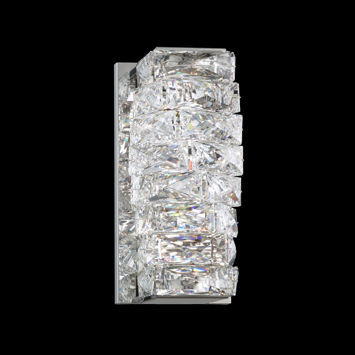 Schonbek Stw110N-Ss1S 2 Light Crystal Sconce, Stainless SteelBy Schonbek