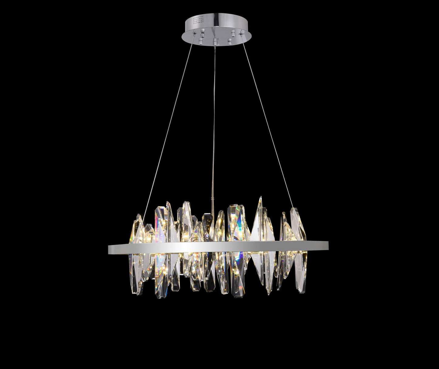 LED Chandelier, ChromeBy Design Living
