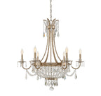 Claiborne Chandelier, 6-Light, Avalite, 33"W (1-3060-6-60 1K16C)
