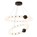 Celestial Bead Ring Chandelier