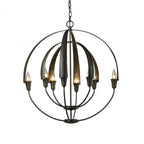 Double Cirque Chandelier, 8-Light, Dark Smoke, 25.4"W (104205-SKT-07 39CH1L)