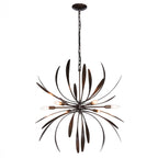 Dahlia Chandelier, 6-Light, Black, 32.7"W (104350-SKT-10 4RY5MU)